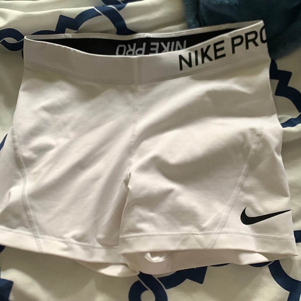 White NIke pros